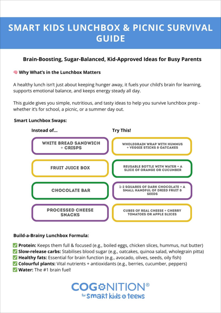 smart kids lunchbox and picnic survival guide